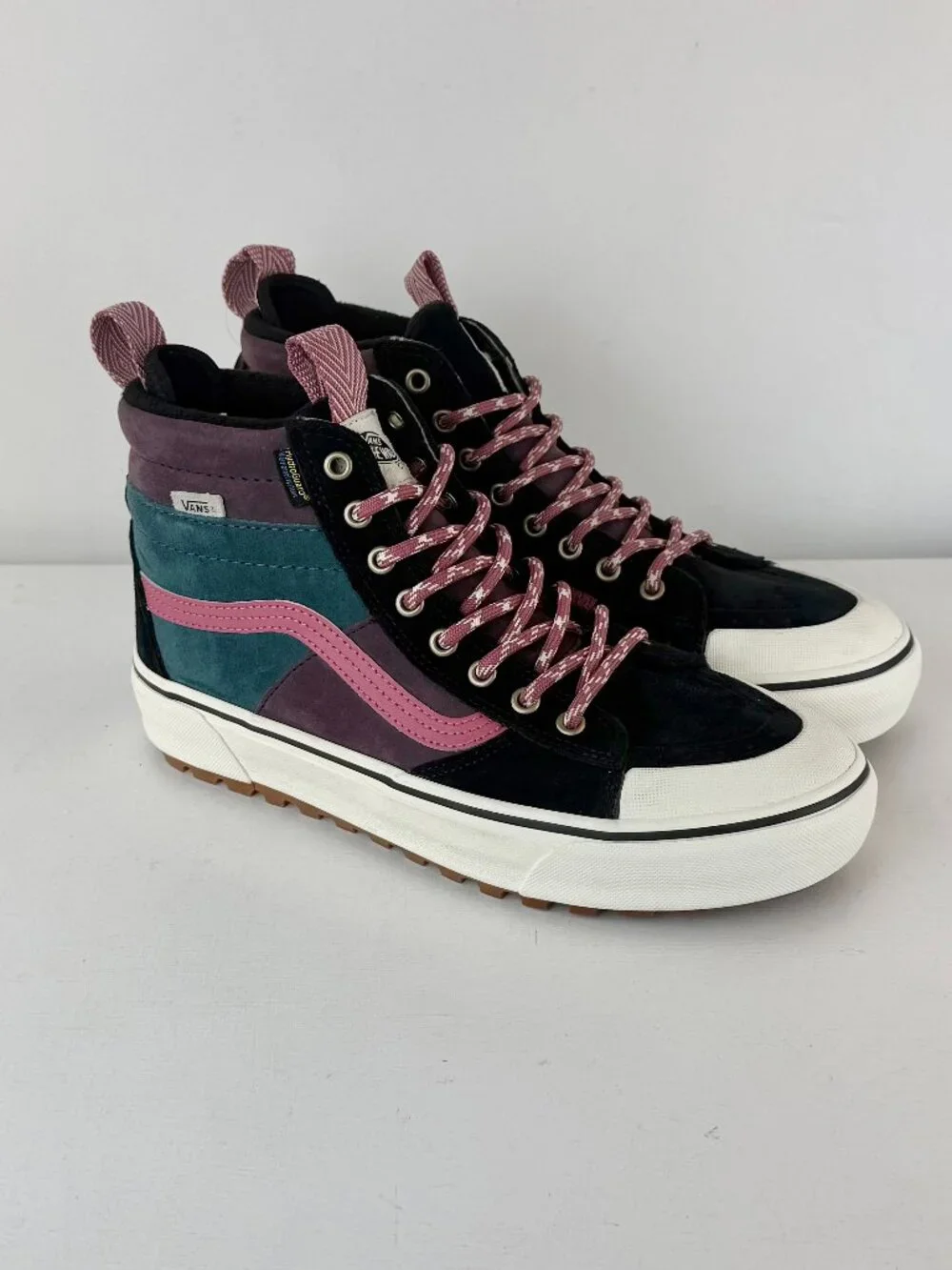 M8.5 W10 - VANS SK8-HI MTE 2 Waterproof Hiking Shoes - Black /Pink/White